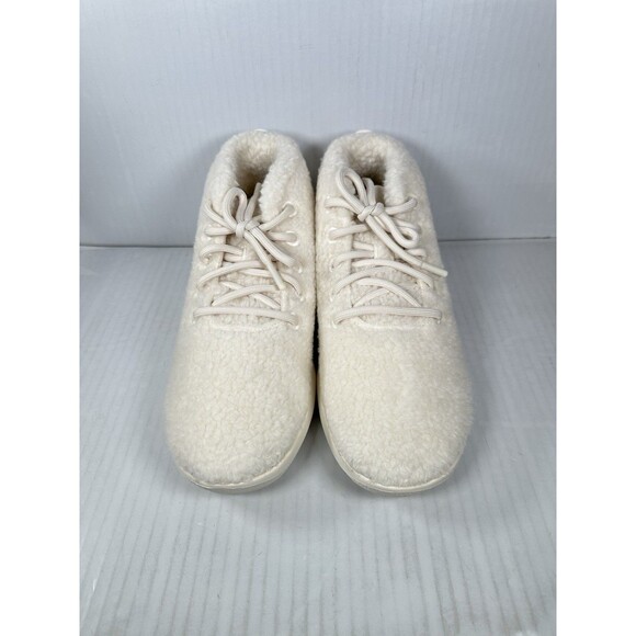 Size 12 Allbirds Wool Runner-Up Mizzle Double Fluff Men Sneakers Shoes White NEW - Picture 2 of 8